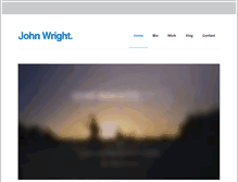 Tablet Screenshot of justjohnwright.com